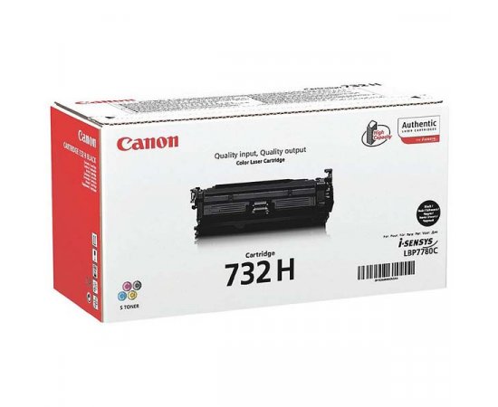 Canon originál toner 732 H BK, 6264B002, black, 12000str., high capacity