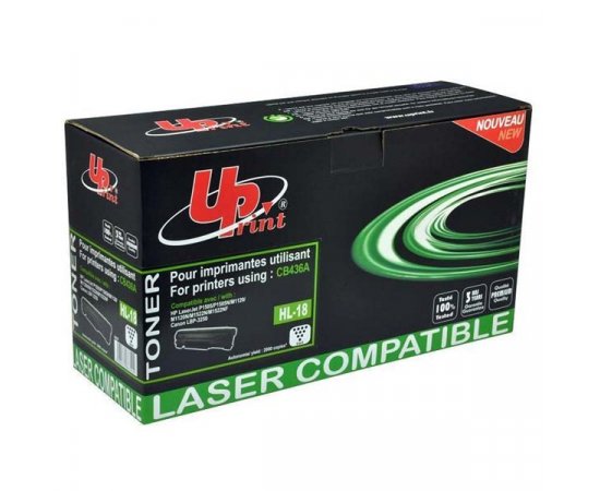 UPrint kompatibil. toner s HP CB436A, HL-18, black, 2000str.