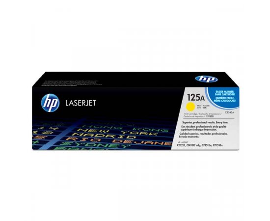 HP originál toner CB542A, HP 125A, yellow, 1400str.