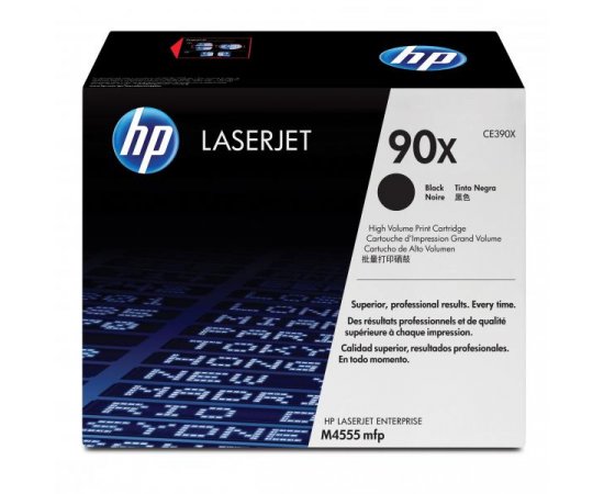 HP originál toner CE390X, HP 90X, black, 24000str.