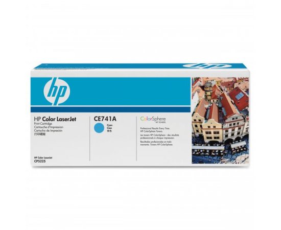 HP originál toner CE741A, HP 307A, cyan, 7300str.