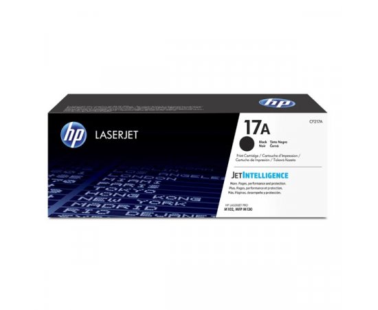 HP originál toner CF217A, HP 17A, black, 1600str.