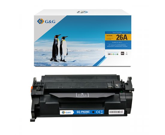 G&amp;G kompatibil. toner s HP CF226A, Canon 052, NT-PH226C, HP 26A, black, 3100str.