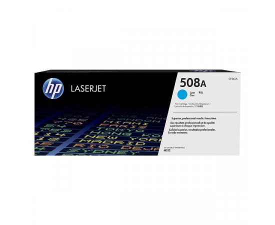 HP originál toner CF361A, HP 508A, cyan, 5000str., 860g