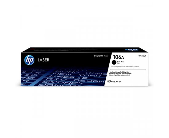 HP originál toner W1106A, HP 106A, black, 1000str.