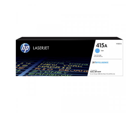 HP originál toner W2031A, HP 415A, cyan, 2100str.