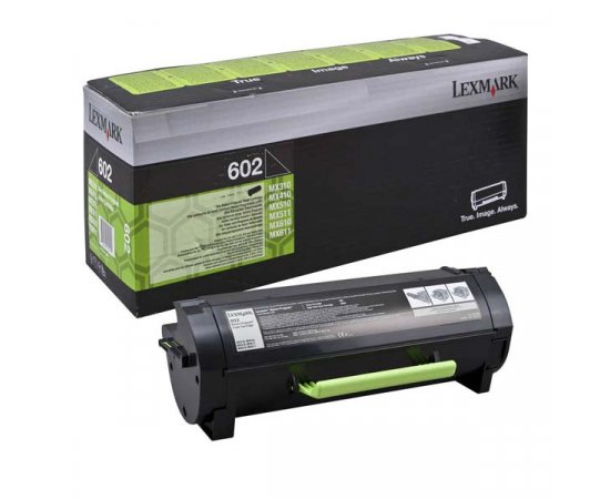 Lexmark originál toner 60F2000, 602, black, 2500str., return