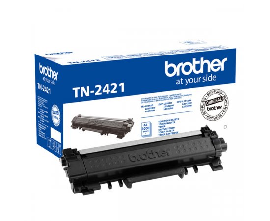 Brother originál toner TN2421, black, 3000str.