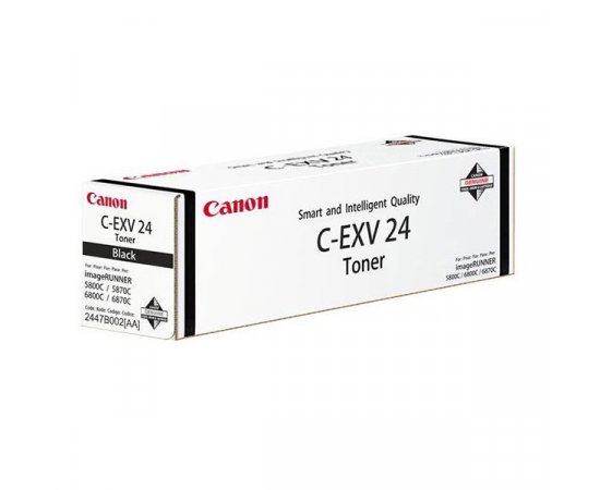 Canon originál toner C-EXV24 BK, 2447B002, black, 48000str., 2000g, náhrada za CEXV10