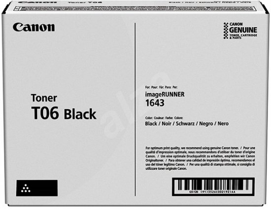 Canon originál toner T06 BK, 3526C002, black, 20500str.