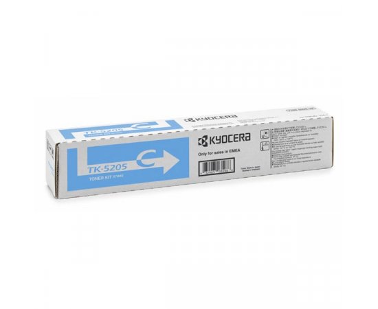 Kyocera originál toner TK-5205C, 1T02R5CNL0, cyan, 12000str.