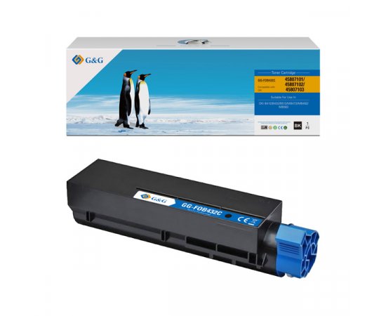 G&amp;G kompatibil. toner s OKI 45807102, NT-FOB432C, black, 3000str.