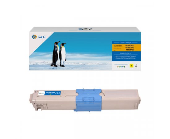 G&amp;G kompatibil. toner s OKI 44469704, NT-CO310Y, yellow, 2000str.