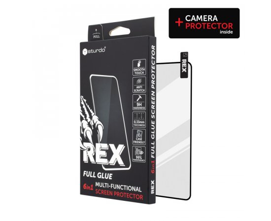 Sturdo REX ochranné sklo + sklo na fotoaparát Samsung Galaxy S22+ (6in1 Full Glue)