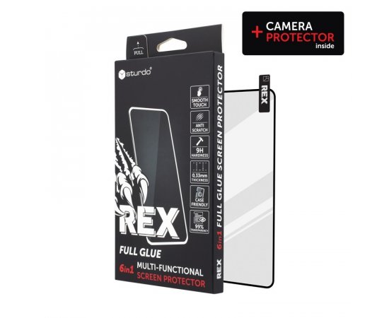 Sturdo REX ochranné sklo + sklo na fotoaparát Xiaomi 12T 5G (6in1 Full Glue)