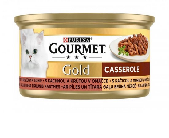 PURINA GOURMET GOLD KACICA A MORKA 85G