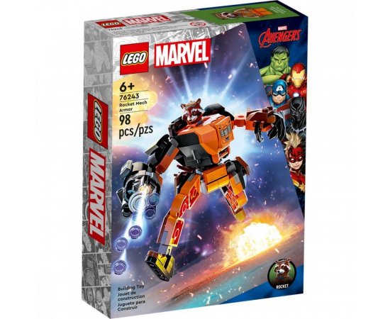 LEGO MARVEL ROCKET V ROBOTICKOM BRNENI /76243/