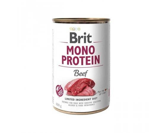 BRIT MONO PROTEIN BEEF WET DOG FOOD 400G