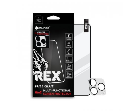 STURDO FMO-1664-IPH-14PRO IPHONE 14 PRO REX PACK FULL GLUE + SKLO NA FOTOAPARAT