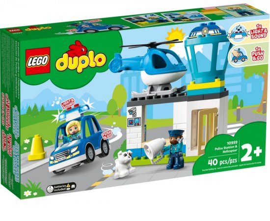 LEGO DUPLO POLICAJNA STANICA A VRTULNIK /10959/