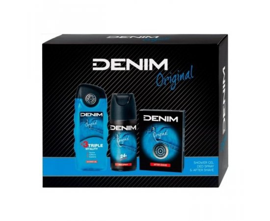 DENIM ORIGINAL VODA PO HOLENI 100ML + SPRCHOVY GEL 250ML + DEO SPREJ 150ML