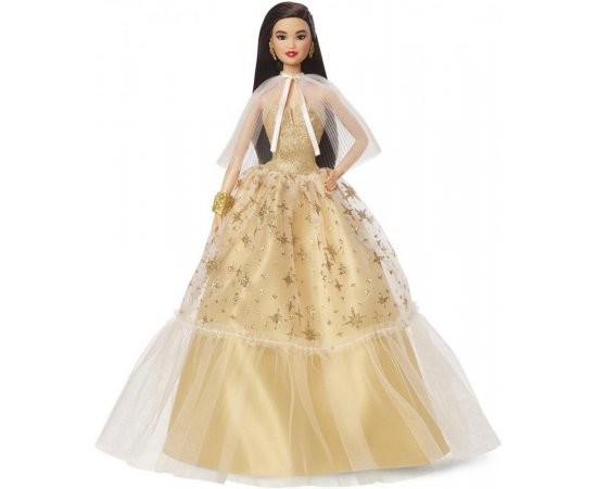 MATTEL BARBIE VIANOCNA BABIKA CIERNOVLASKA 2023 /25HJX07/