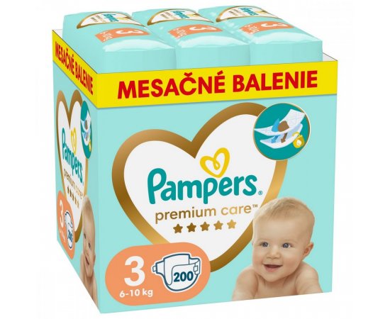 PAMPERS PREMIUM MBP S3 200KS (6-10KG)