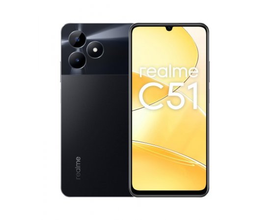 REALME C51 4GB/128GB CARBON BLACK + darček digitálna televízia PLAYTV na 3 mesiace zadarmo