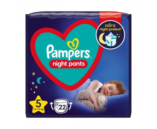 PAMPERS NIGHT PANTS S5 22KS 12-17KG