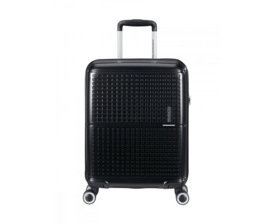 AMERICAN TOURISTER GEOPOP SPINNER 55/20 TSA SHADOW BLACK