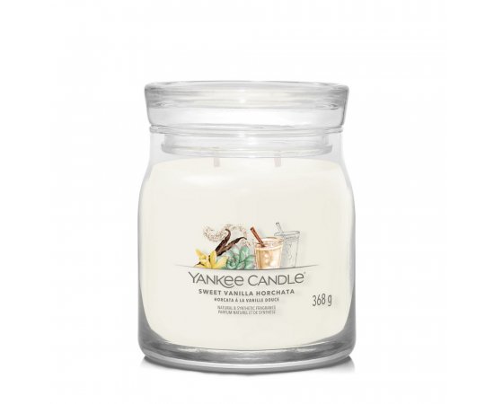 YANKEE CANDLE 1749346E SIG SVIECKA STREDNA SWEET VANILLA HORCHATA