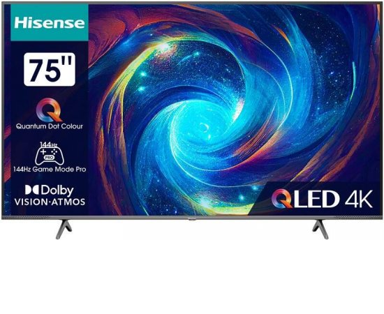 HISENSE 75E7KQ PRO + ANTIK TV NA 6 MESIACOV ZADARMO + darček internetová televízia sweet.tv na mesiac zadarmo