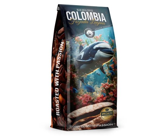 BLUE ORCA FUSION COLOMBIA FAZENDA LAGUNA, ZRNKOVA KAVA, 1 KG, ARABICA/ROBUSTA (75/25)