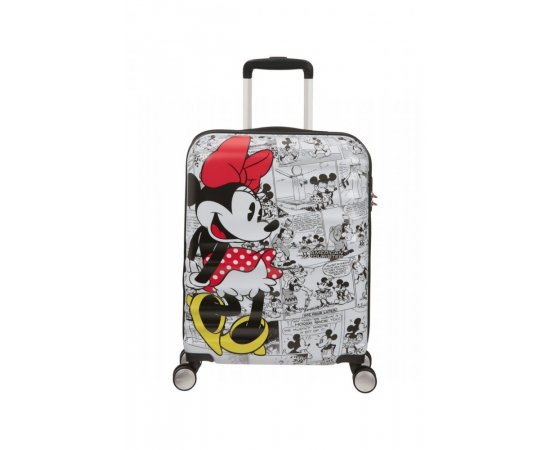 AMERICAN TOURISTER WAVEBREAKER DISNEY SPIN.55/20 DISNEY MINNIE COMICS WHITE