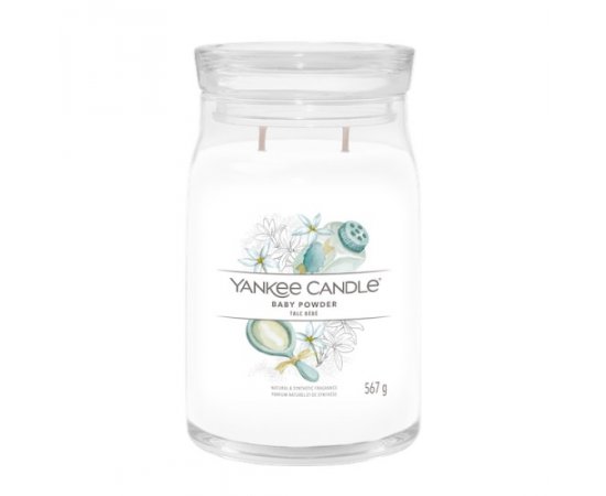 YANKEE CANDLE 1701370E BABY POWDER VELKA SVIECKA SIGNATURE 567G