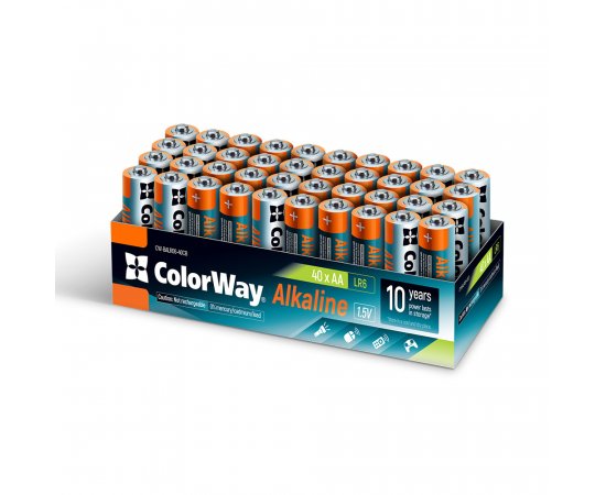 COLORWAY BATERIE ALKALINE POWER AA, 40KS (CW-BALR06-40CB)