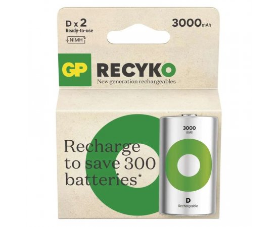 GP NABIJACIA BATERIA RECYKO 3000 D (HR20) 2PP, B2543