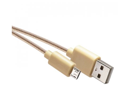 EMOS SM7006Y TEXT. KABEL USB 2.0 A/M - MICRO B/M 1M ZLATY