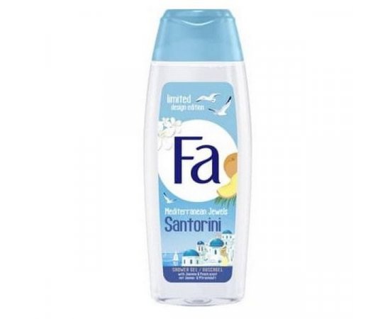 FA SPRCHOVY GEL FW 250ML SANTORINI JASMIN AND PFIRSICH