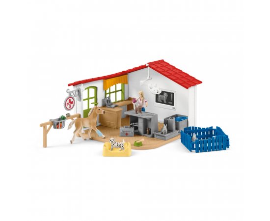 SCHLEICH VETERINARNA ORDINACIA PRE DOMACE ZVIERATA /42502/