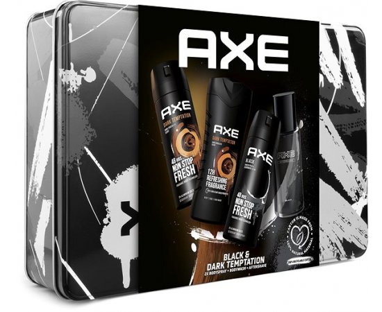 AXE DARCEKOVA KAZETA BLACK &amp; DARK (2XDEO+VPH+SG+PLECH.B.)