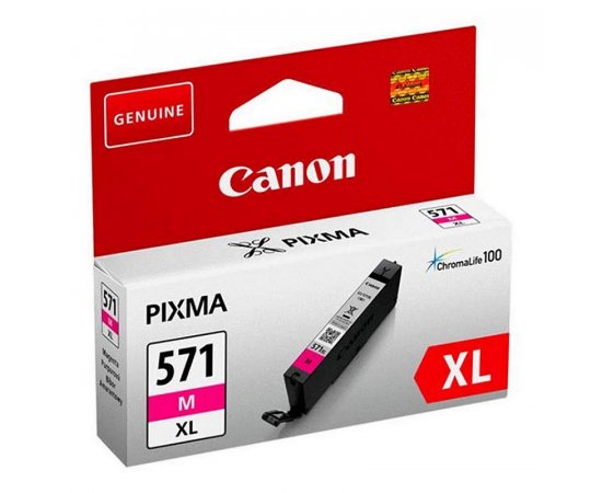 CANON CLI571M XL ORIGINAL ATRAMENT, MAGENTA, 11ML, HIGH CAPACITY