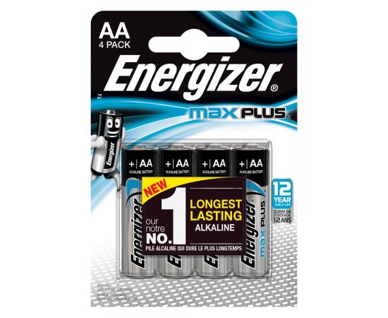 ENERGIZER MAX PLUS LR6 AA, 4KS