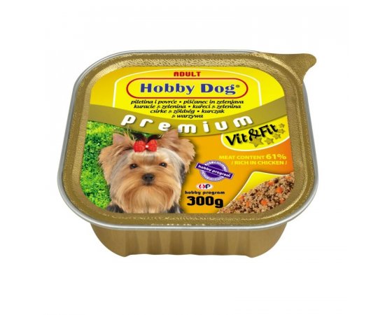 HOBBY DOG KURACIE SO ZELENINOU 300 G, 63001166