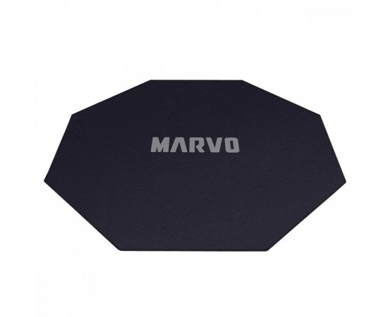 MARVO GM02 PODLOZKA POD KRESLO, 1100 X 1100 X 2 MM, CIERNA, PROTISMYKOVA