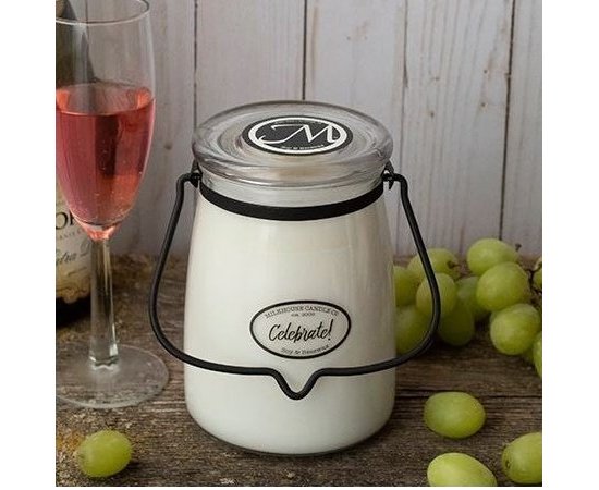 MILKHOUSE CANDLE CELEBRATE VONNA SVIECKA BUTTER JAR 624G, 33306