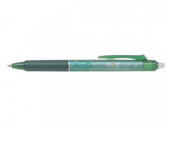 PILOT FRIXION CLICKER F 0,5 MM, ZELENA