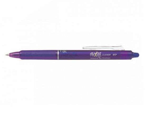 PILOT FRIXION CLICKER M 0,7 MM, FIALOVA