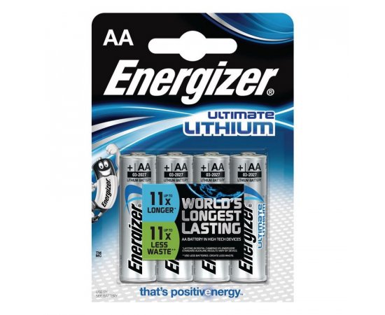 ENERGIZER ULTIMATE LITHIUM AA L91, 4KS BLISTER