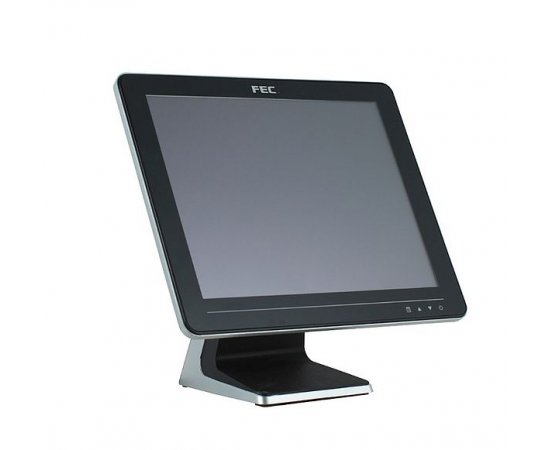 Dotykový monitor FEC AM-1015C, 15&quot; LED LCD, PCAP (10-Touch), USB, bez rámčeka, čierno-strieborný